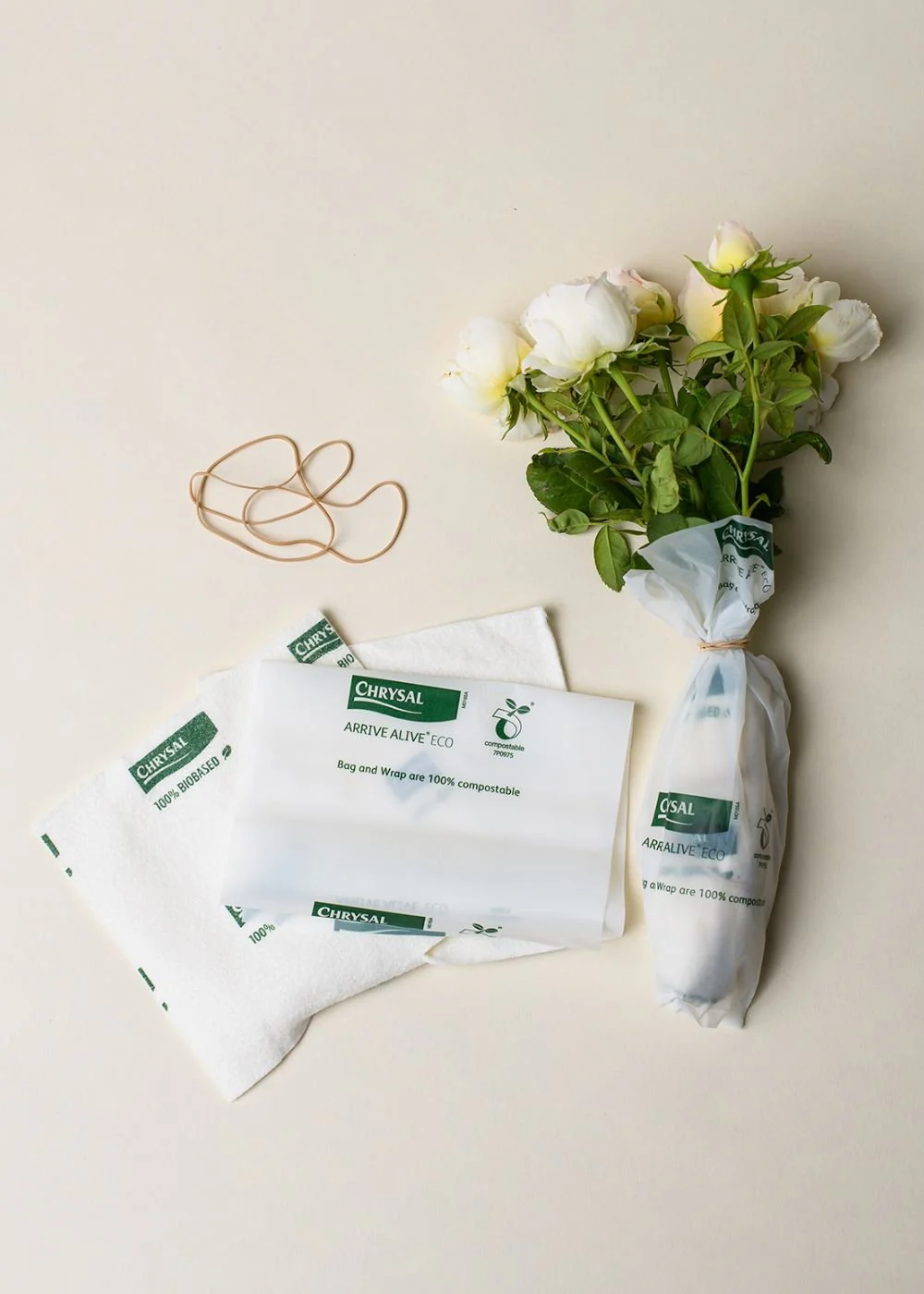 Eco-Friendly Fresh Flower Hydration Wrap Set