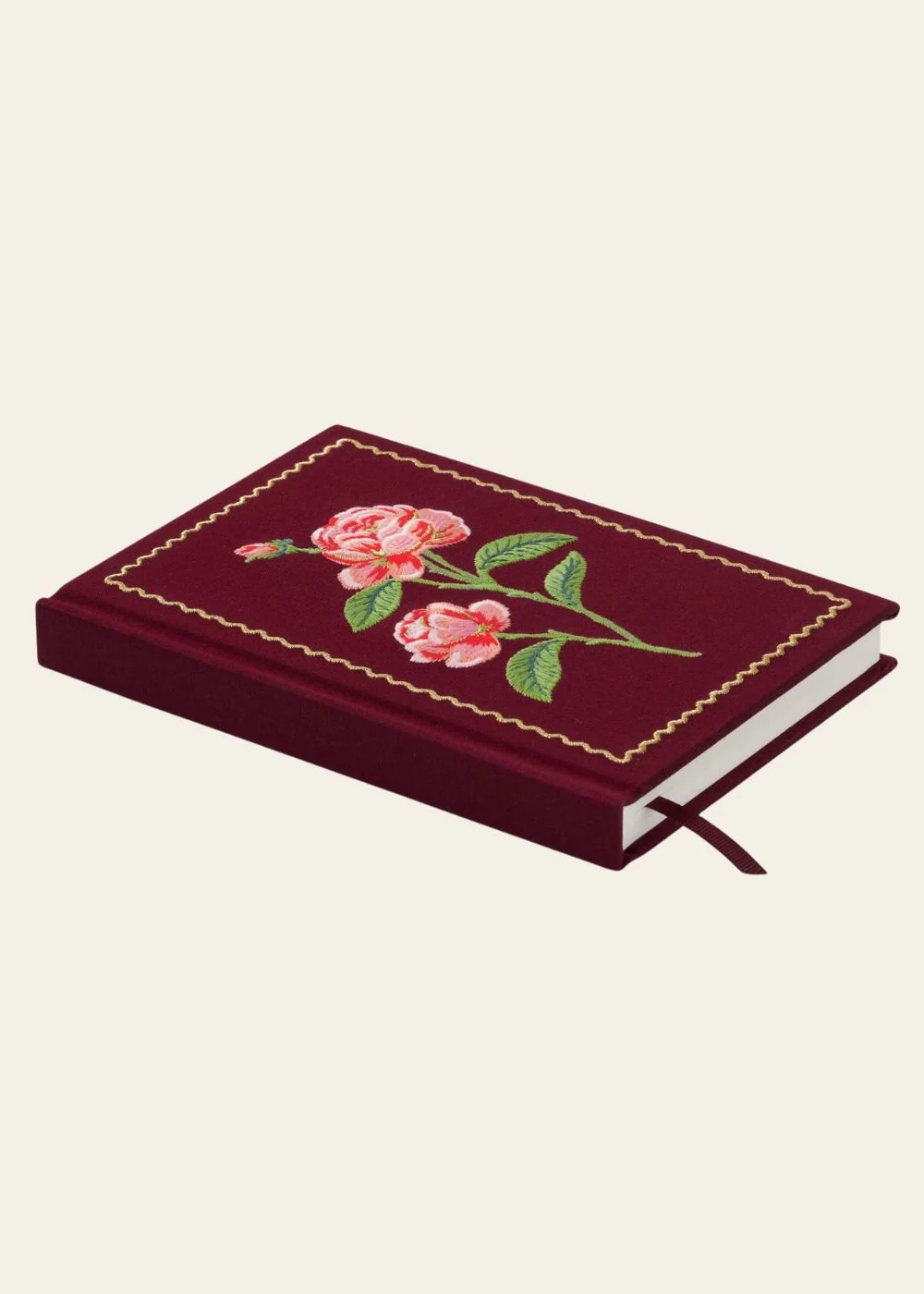 Embroidered Rose Journal - Image 3