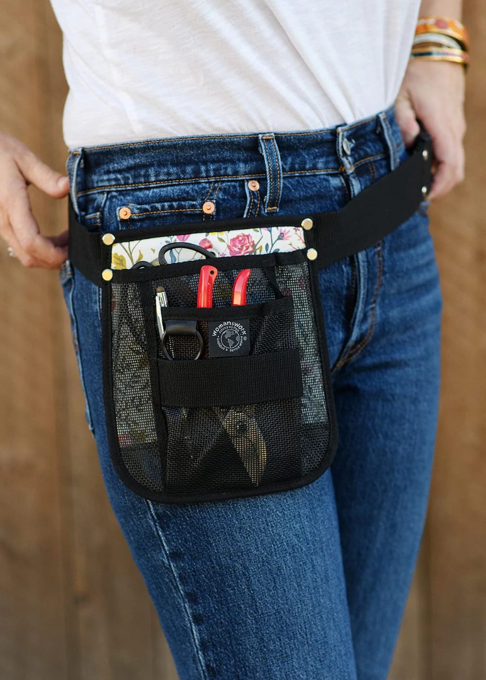 Hip Holster Garden Tool Belt Floral Print - Image 2
