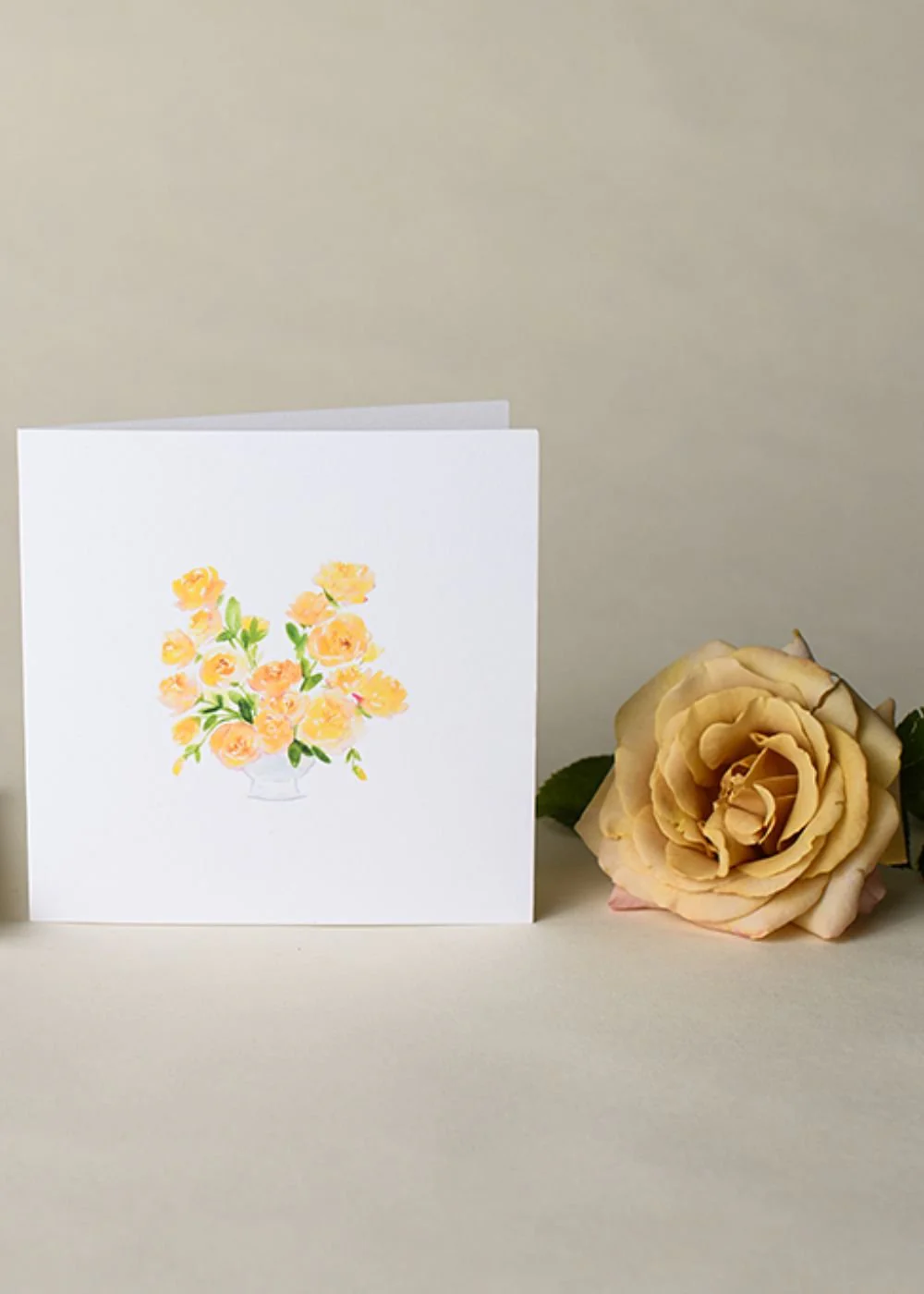 Honey Dijon Garden Rose Notecards - Image 4