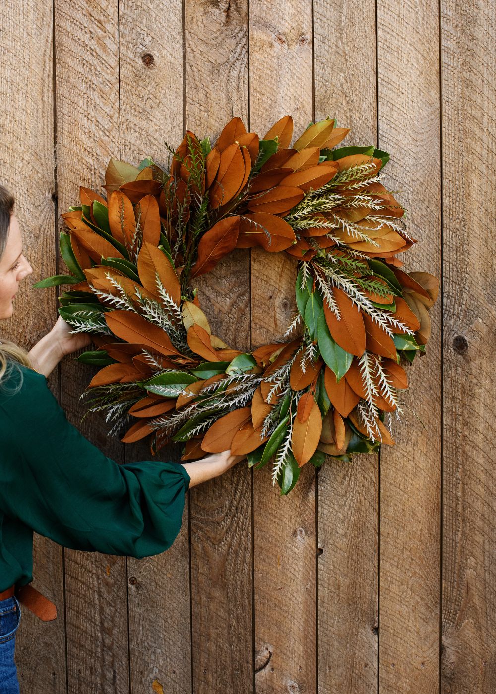 Menagerie Magnolia Holiday Wreath - Image 3