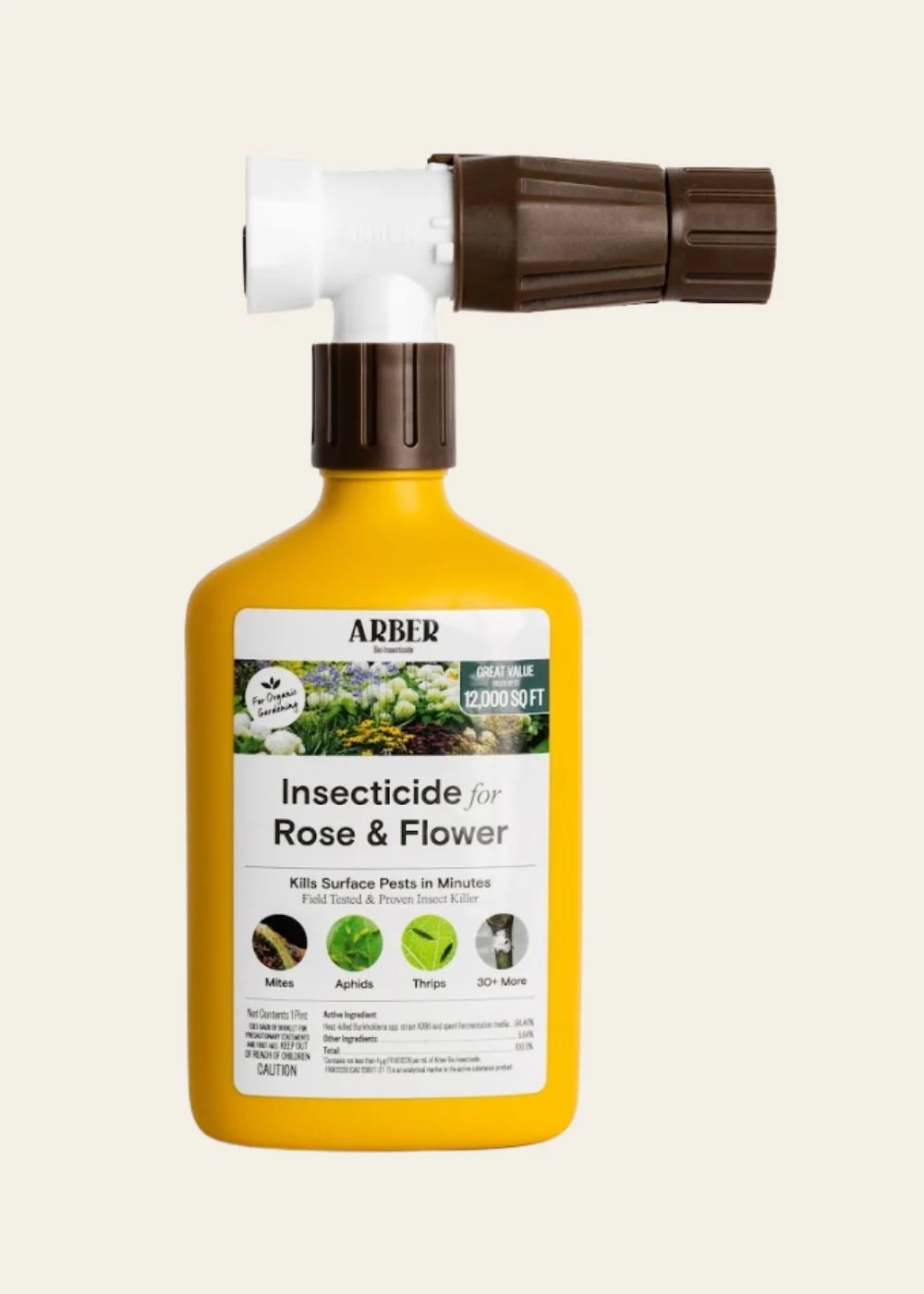 Organic Rose & Flower Insecticide Spray