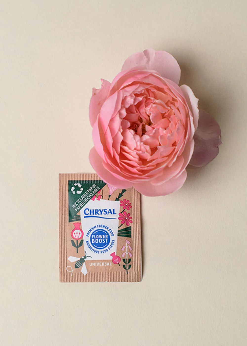 Recyclable Paper Flower Food Packets