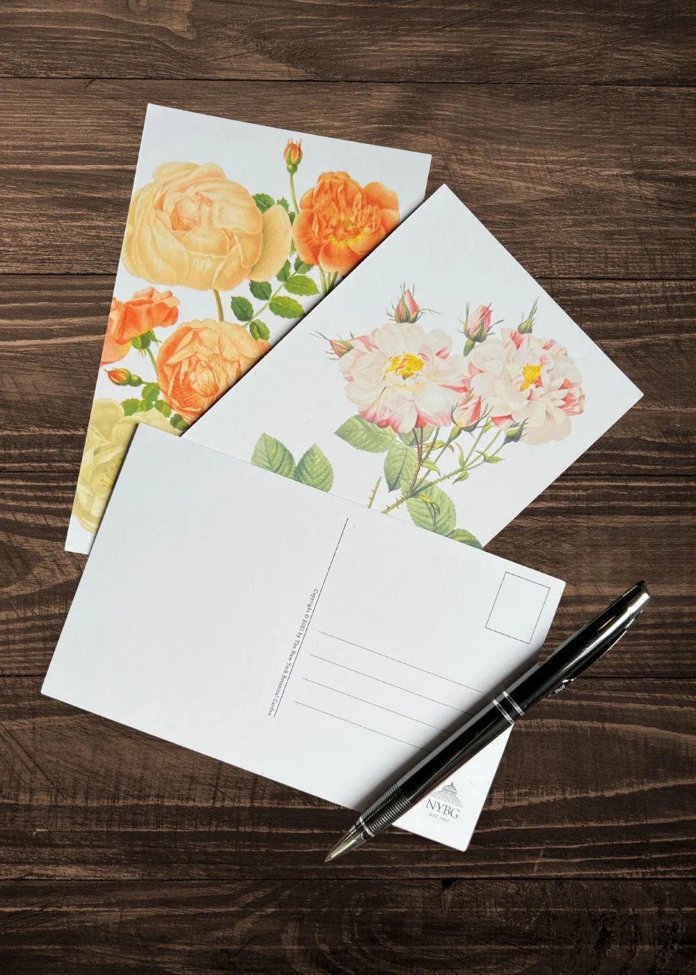 Vintage-Style Botanical Rose Postcard Prints (Set of 10) - Image 7
